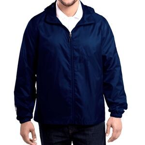 Trimark Men's Navy DARIEN Lightweight Windbreaker Jacket